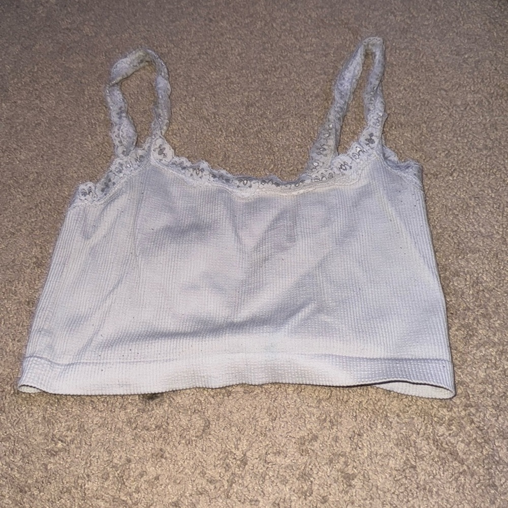 white crop top